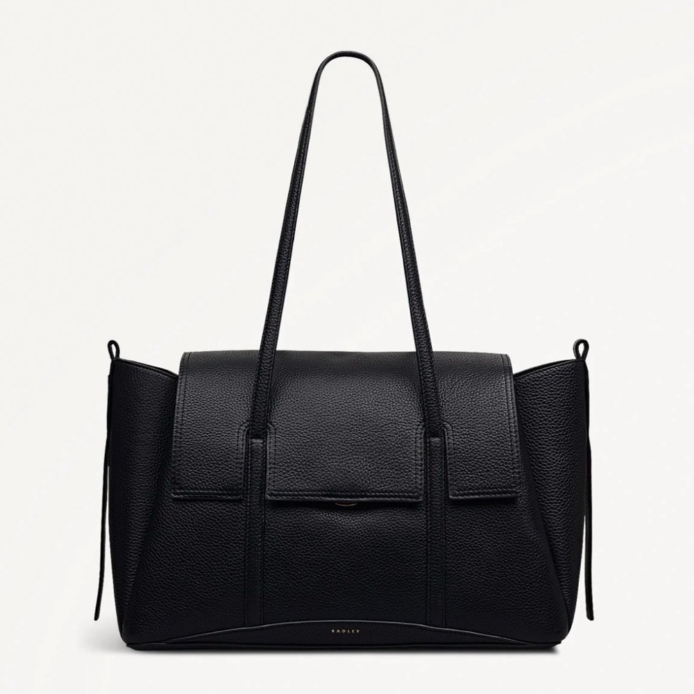 RADLEY LONDON Black Textured Tote (LARGE)
